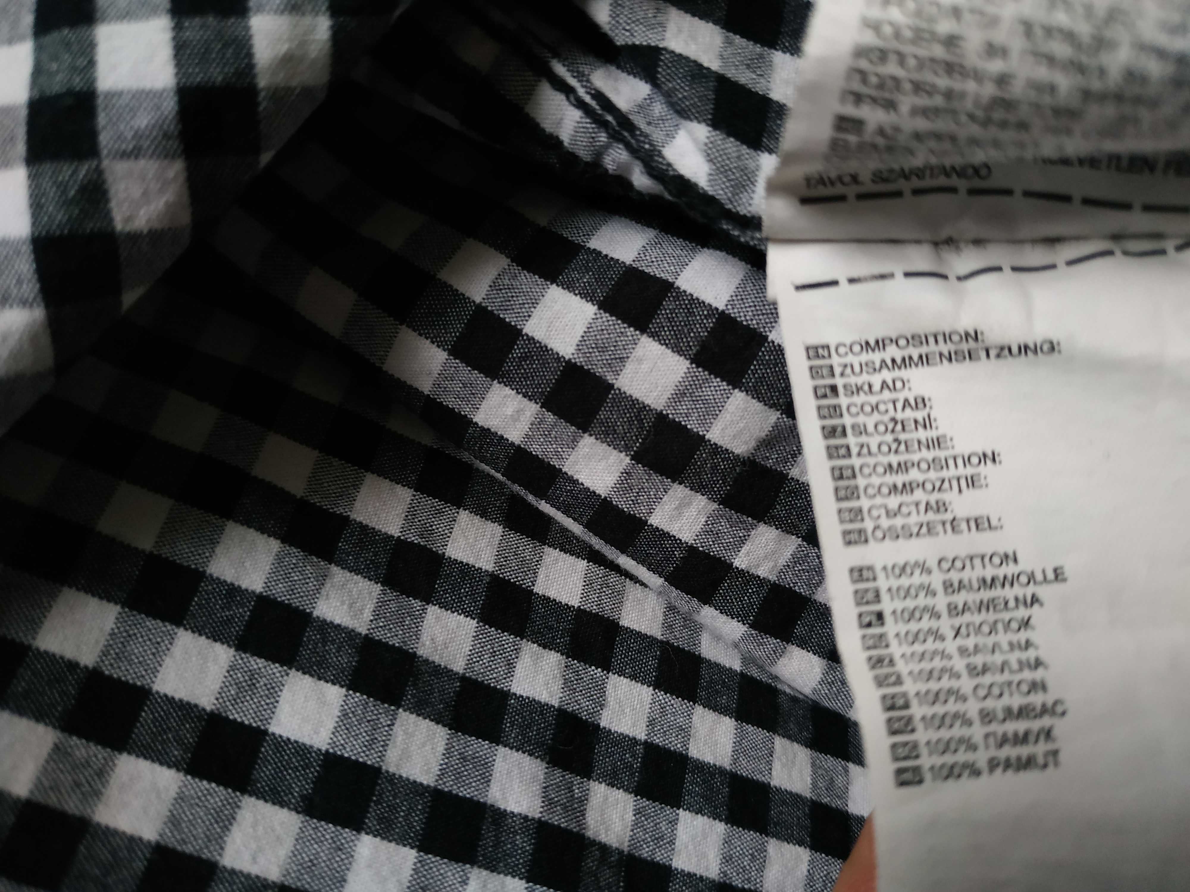 Koszula męska w kratkę Diverse L Slim Fit