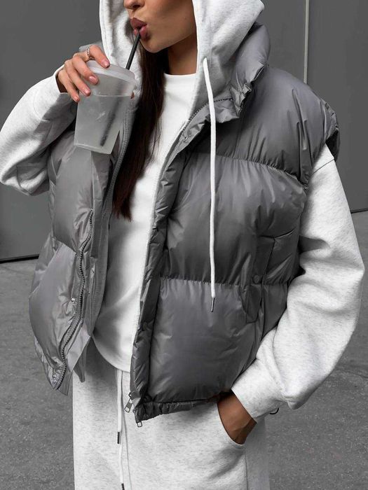 Жилетка Жіноча — Безрукавка Оверсайз — Женская жилетка — Без Передплат