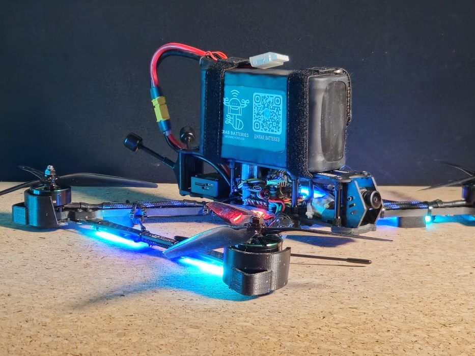 Дрон Long Range FPV 8" на Mark4, Walksnail Moonlight, ELRS 915 Dual