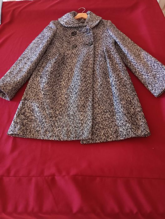 Casaco preto e branco