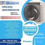 Pompa ciepła DAIKIN monoblok 6KW z montażem. Dofinansowanie do 100%