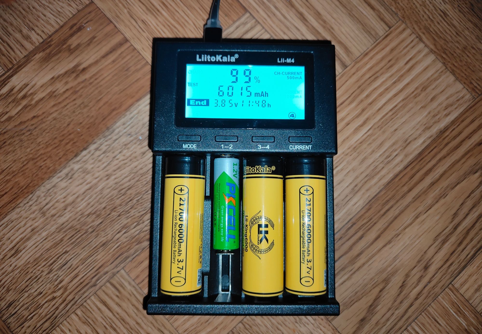 Акумулятор LiitoKala 18650 21700 AA AAA Крона King 4000/6000 mAh