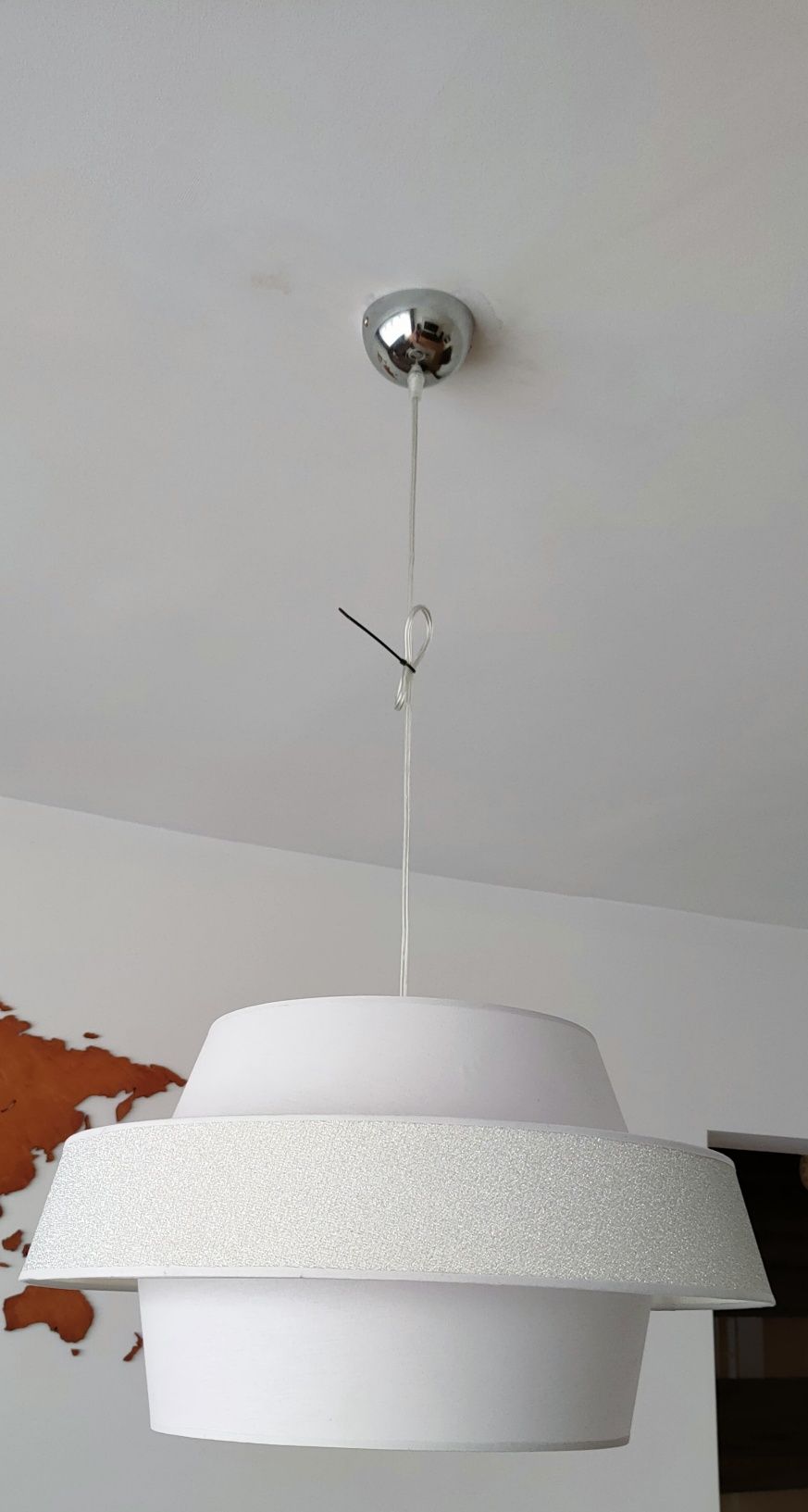 Lampa wisząca z abażurem