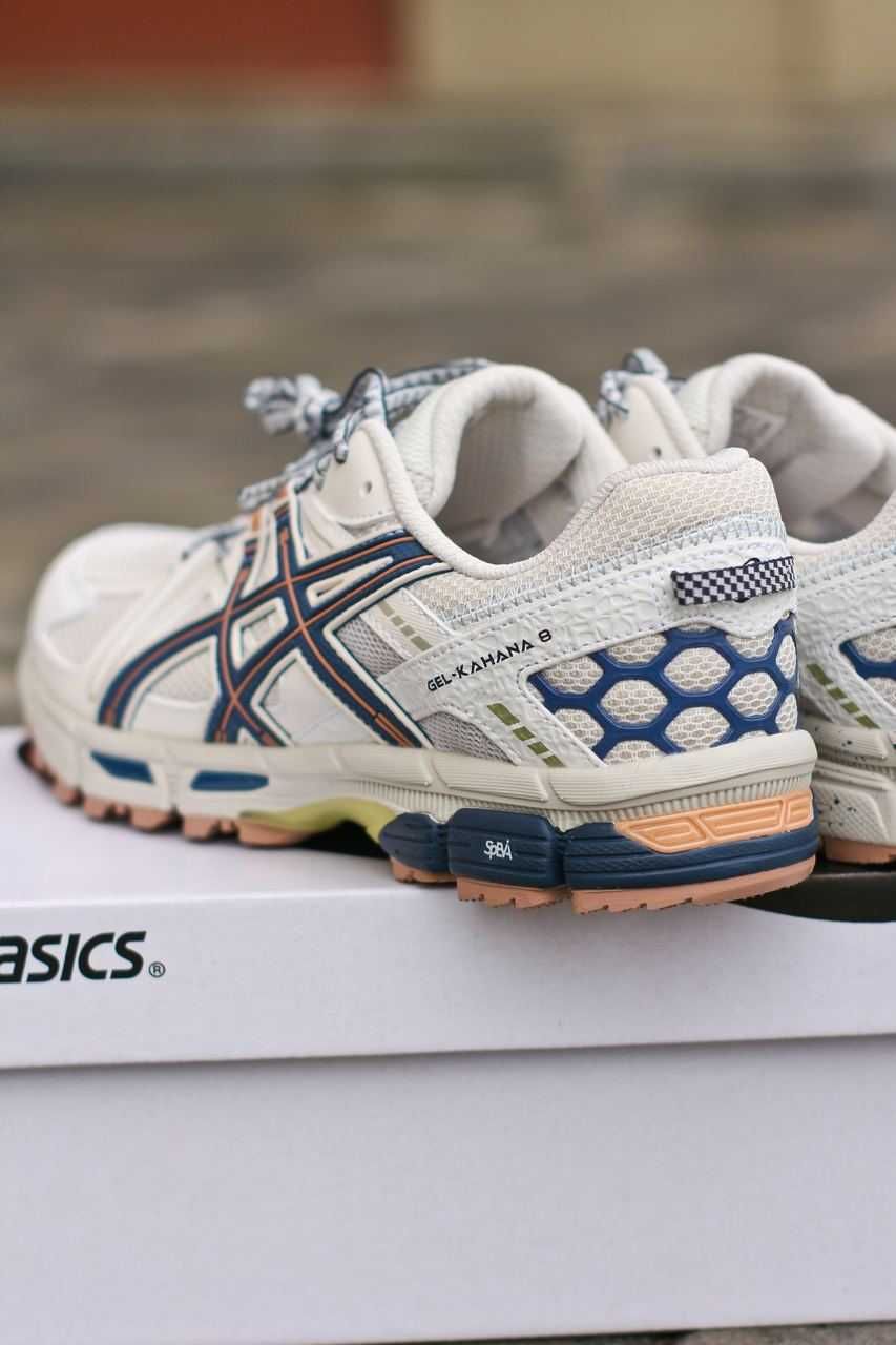 Чоловічі кросівки Asics Gel-Kahana 8 білий з синім 1037 ТОПЧИК