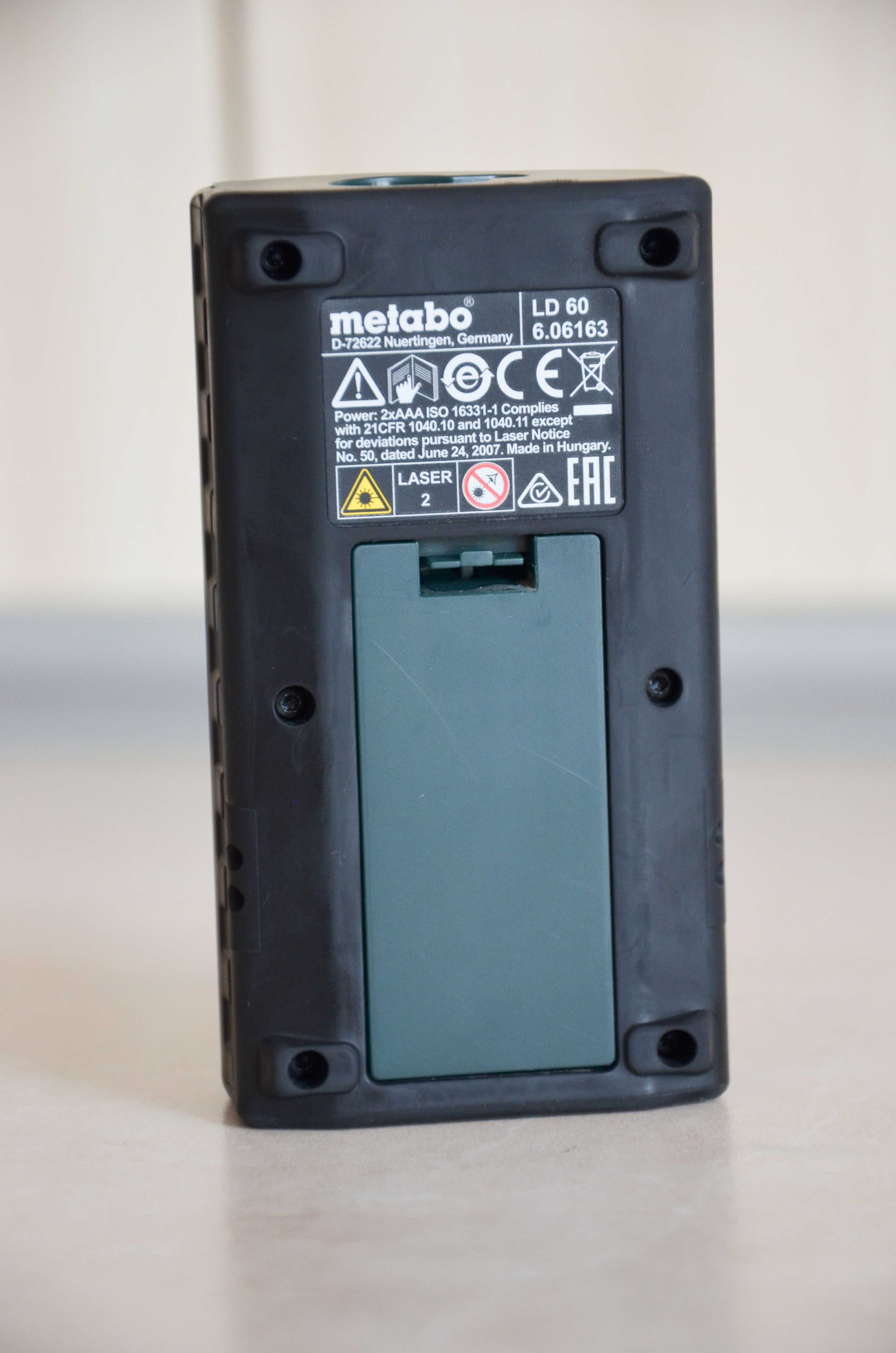 Лазерный дальномер Metabo LD 60