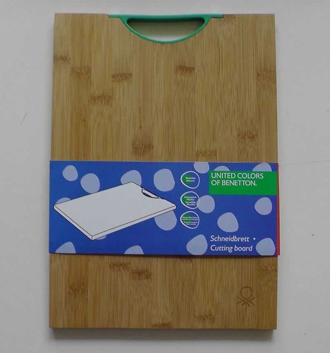 Deska do krojenia United Colors of Benetton bambusowa 35x25x1,5cm