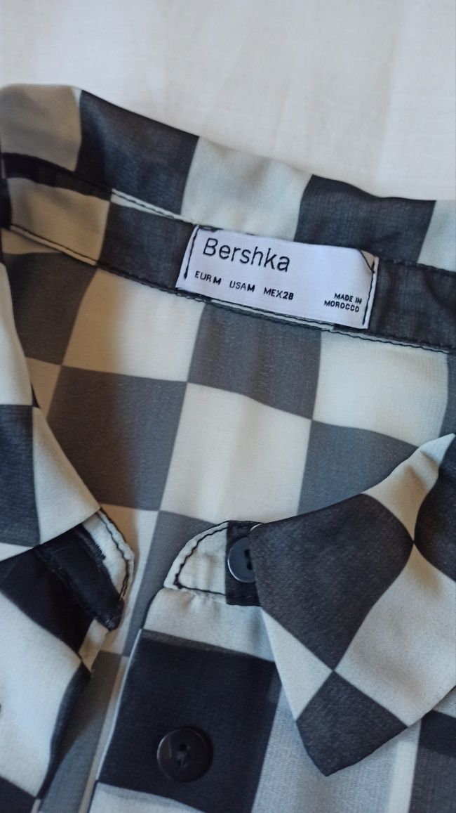 Camisa padrão xadrez Bershka M