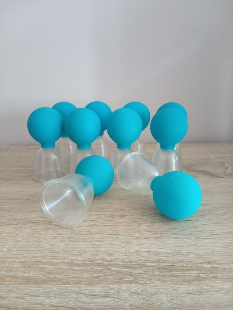Bańki plastikowe, zasysane, 10 sztuk