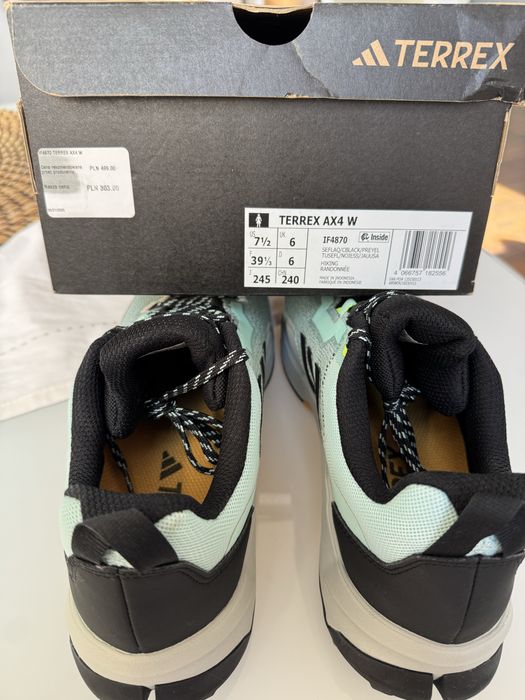 Nowe Trekkingi Terrex AX4 hiking shoes Adidas 39 1/3