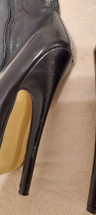 Kozaki Czarne Mega Wysokie