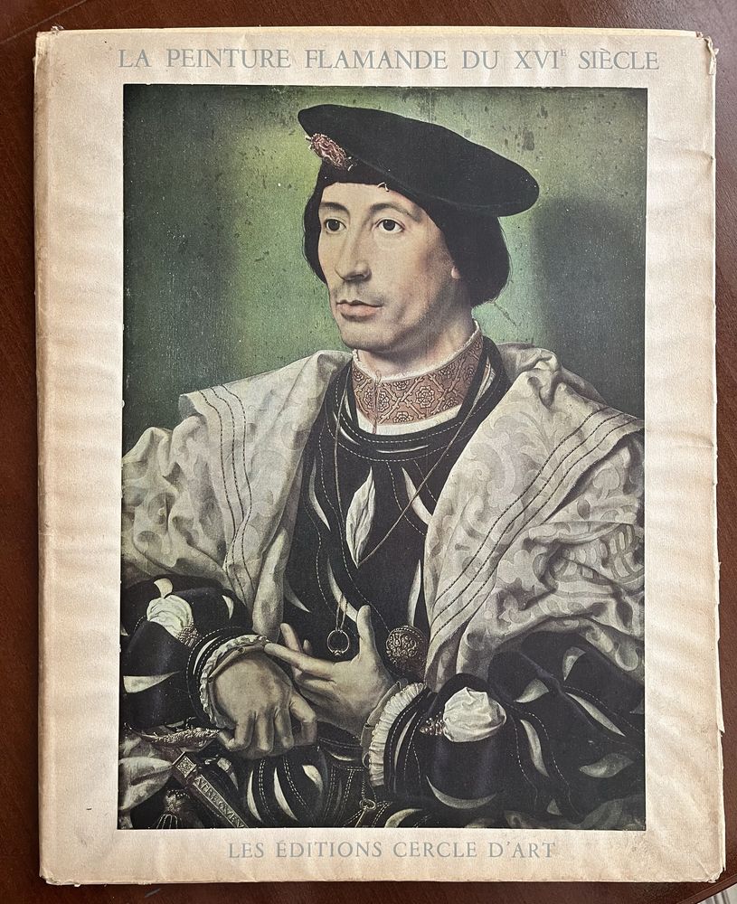Teka z grafikami - malarstwo flamandzkie XVI w
