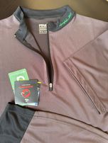 Mammut T-shirt Técnica Manga Curta Cinza e Preto L