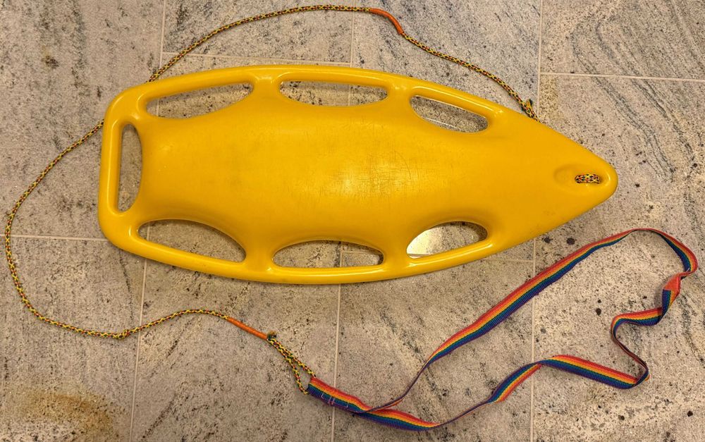 Bojka ratownicza/asekuracyjna/do pływania 80 cm dla dorosłych i dzieci