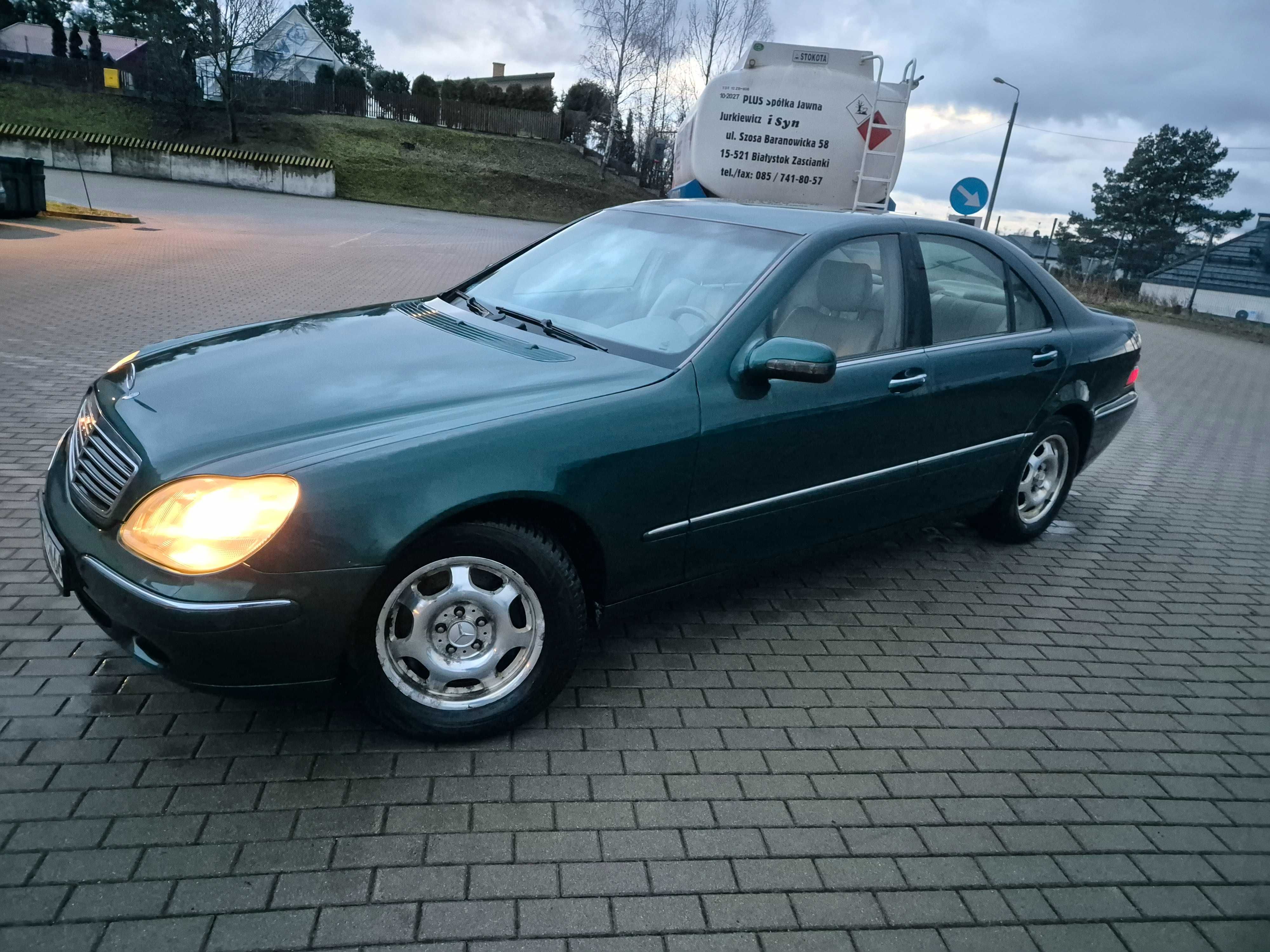 Mercedes S klasa 3.2 CDI zielony butelkowy możliwa zamiana ;)