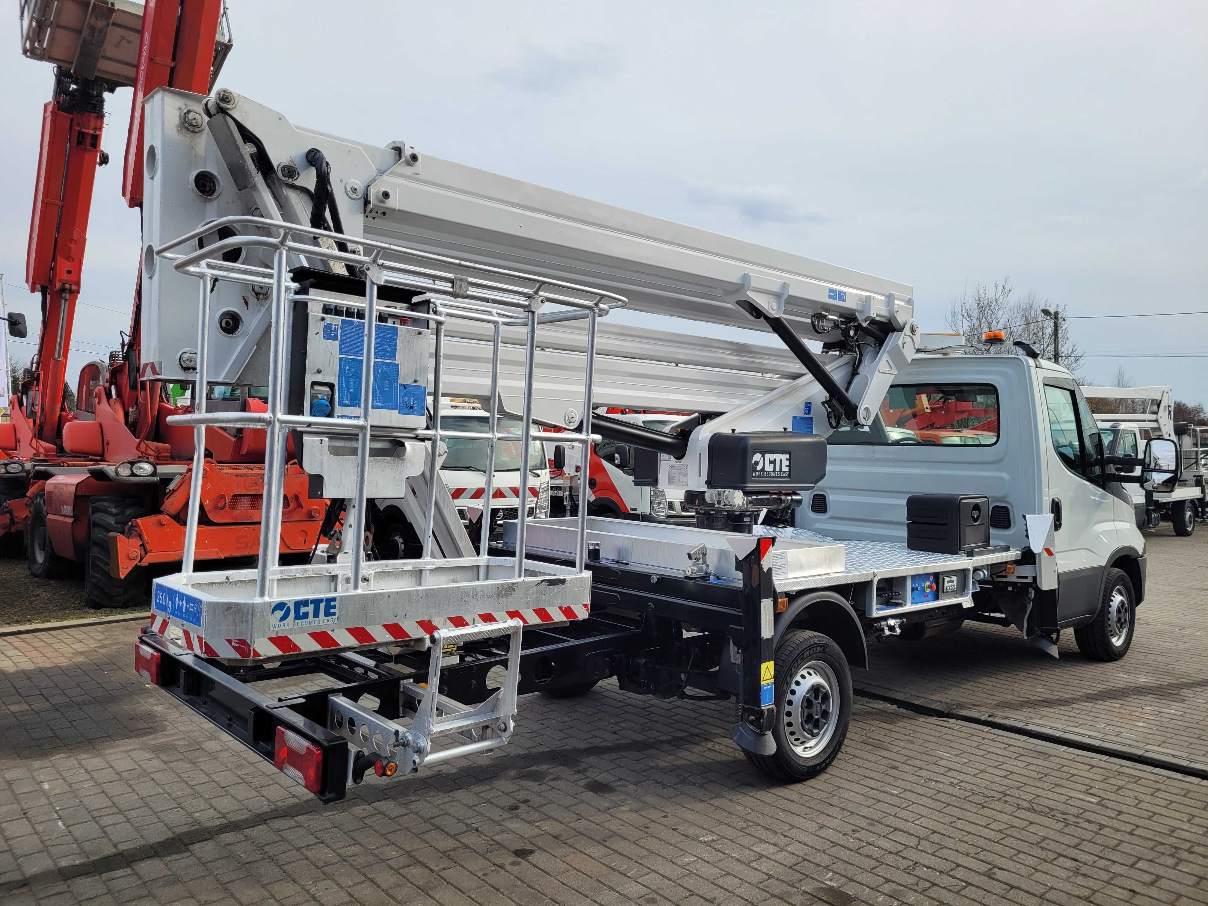 przegubowy/z/jib/podnośnik/cte/zed/23m/zwyżka/iveco/koszowy/multitel