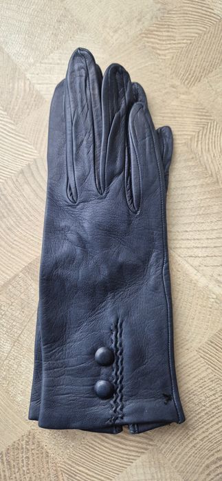 Skórzane rękawiczki rozm. 6