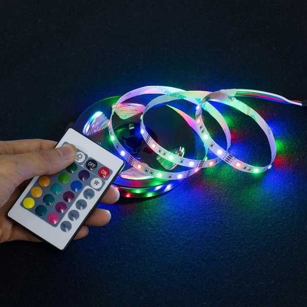 Светодиодная лента RGB LED стрічка з пультом USB 3м 2835SMD лента