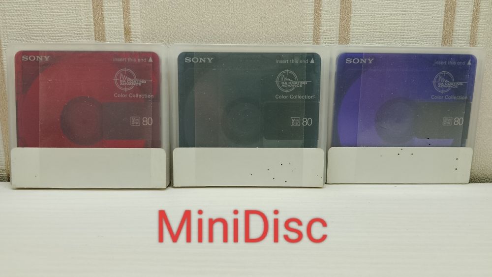 SONY 80 MiniDisc Color Collection
