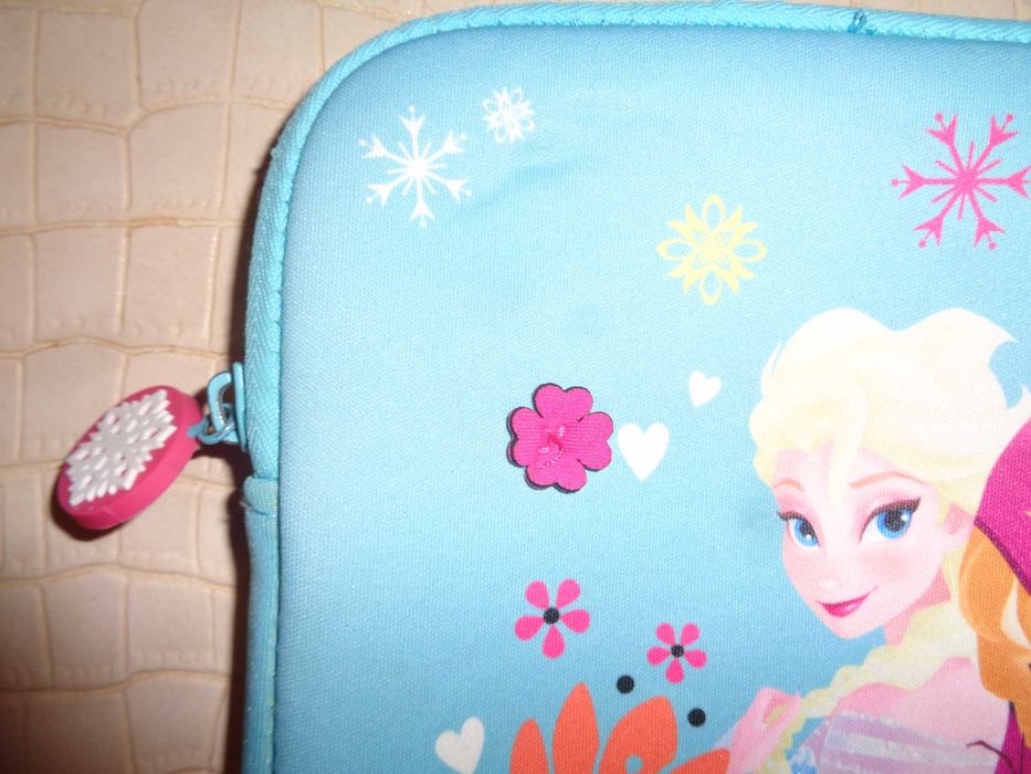 Disney FROZEN Kraina Lodu miękkie etui na tablet iPada pokrowiec zamek