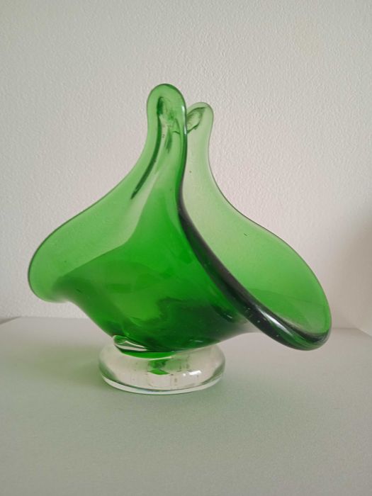 Ząbkowice stare szkło serwetnik