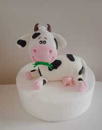 Figurka na tort krowa