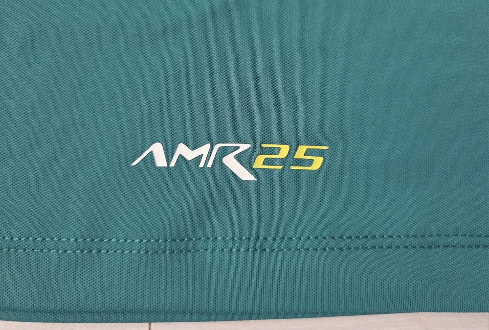 Koszulka polo Aston Martin Formula One Team 2025, Boss, F1, Formula 1