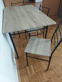 Stół +4 krzesla do kuchni
