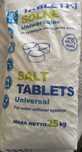 Tabletki solne do uzdatniania wody