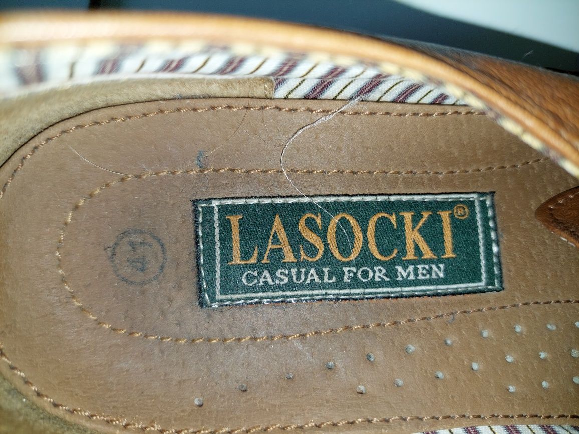 Brązowe pantofle Lasocki rozmiar 41