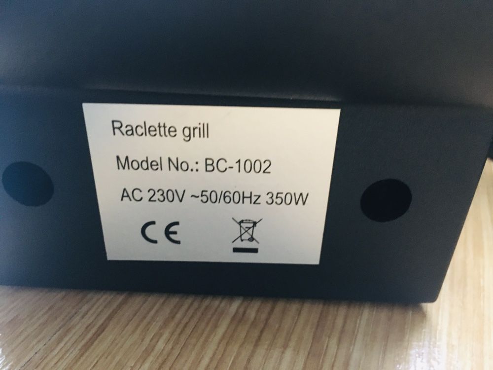 Mini grill / grill do racklette 350 W