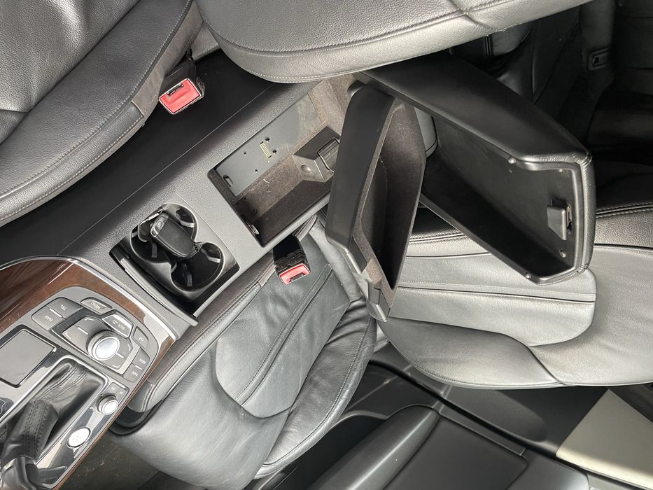 Audi A6 C7 sedan skóra wnętrze fotele boczki elektryka grzane czarna