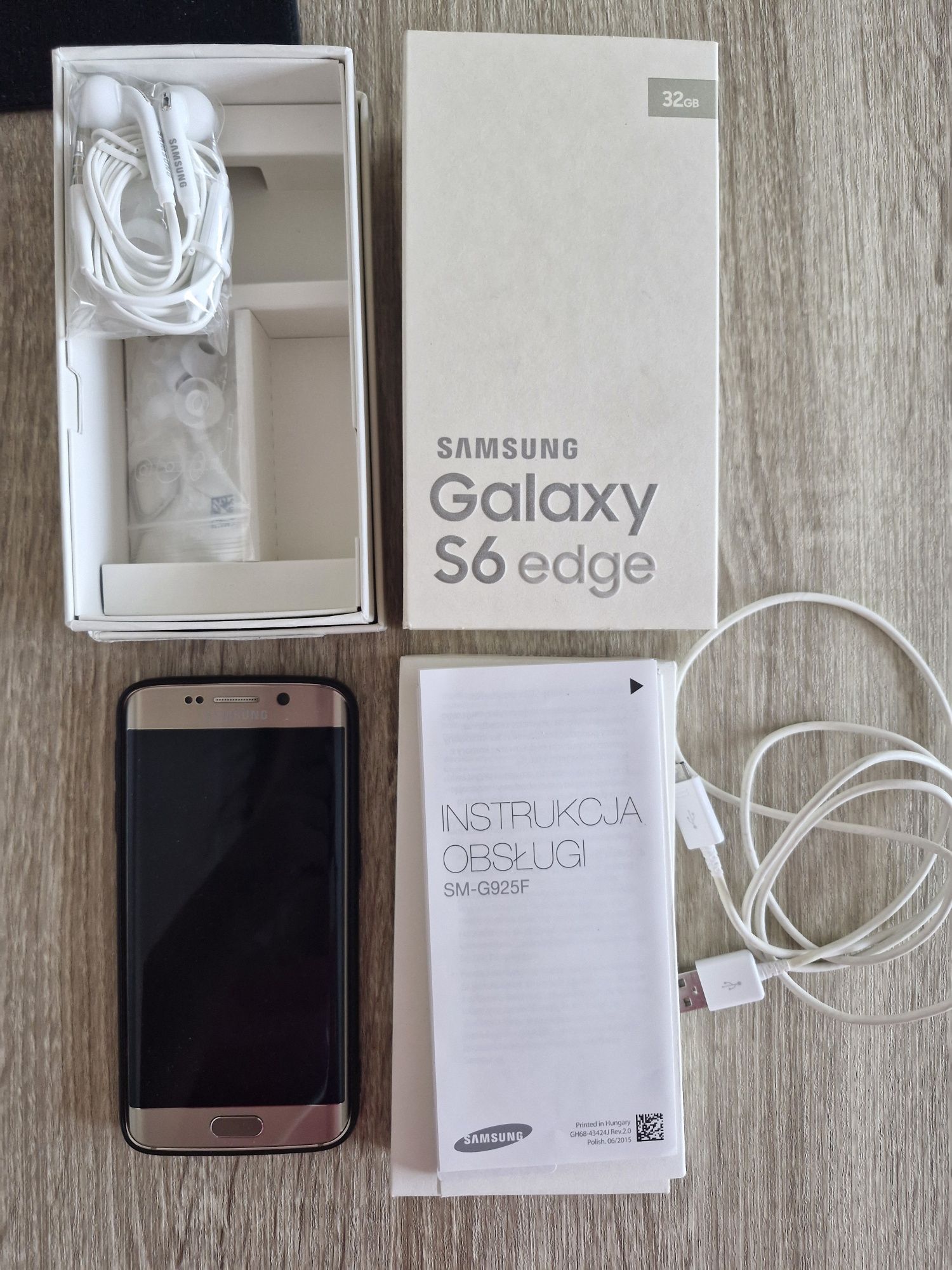 Okazja Samsung Galaxy s6 Edge gold platinum super stan złoty srebrny