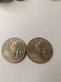 Monety 10 zł, 1967r., setna rocznica ur. M. S. C.