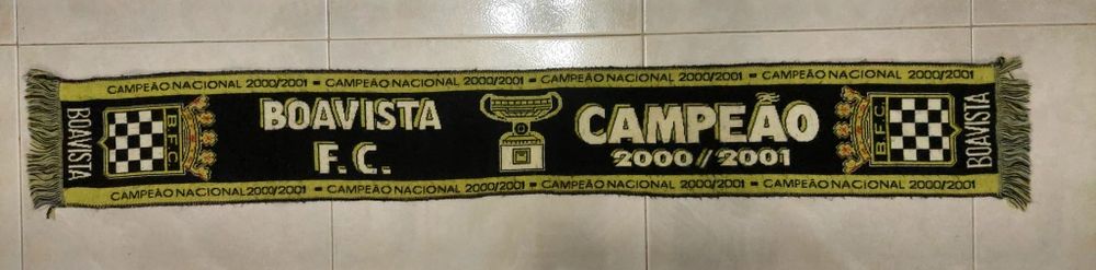 cachecol do Boavista cameao nacional