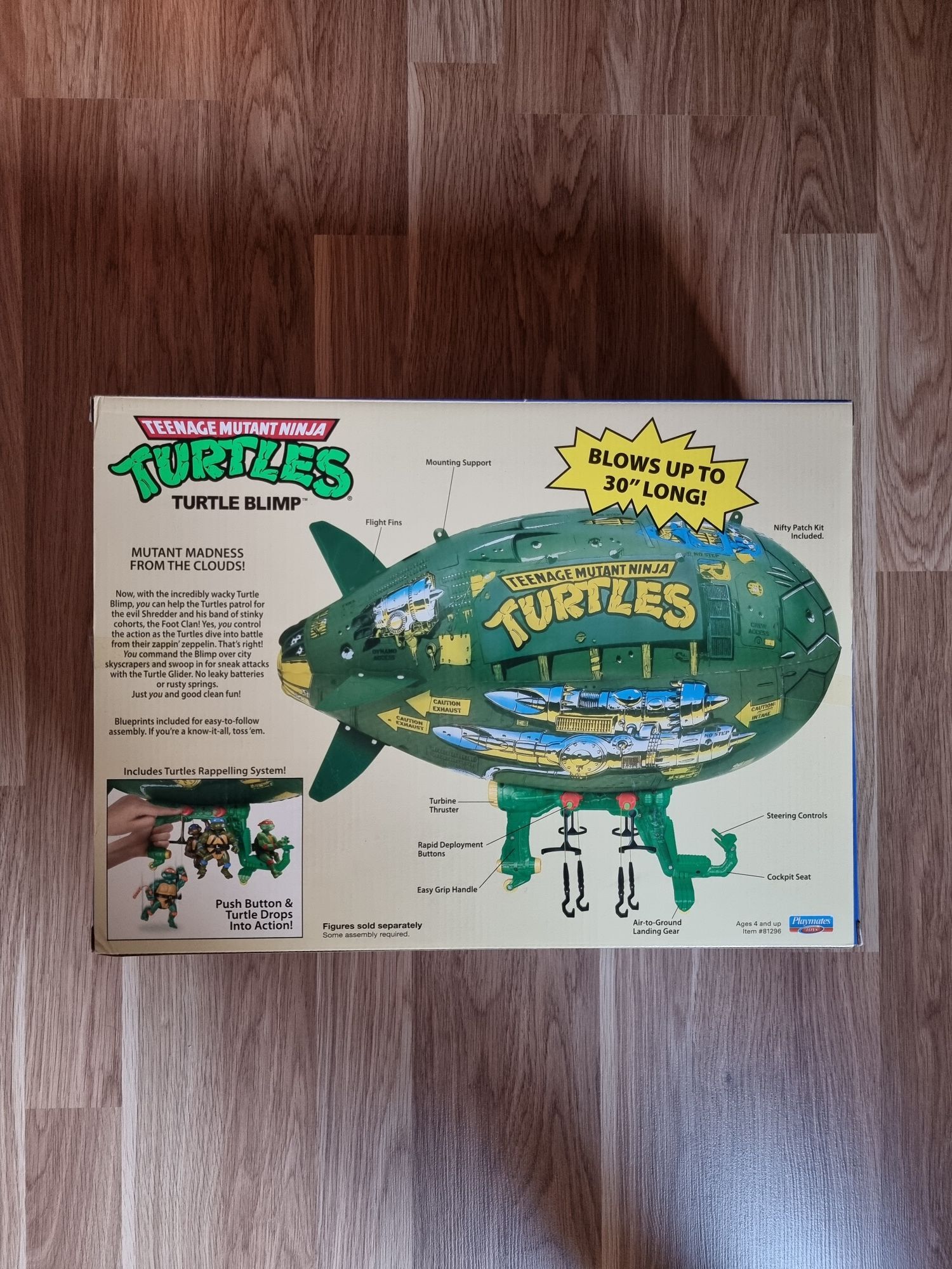 Teenange Mutant Ninja Turtles Wojownicze Żółwie Ninja Blimp Sterowiec