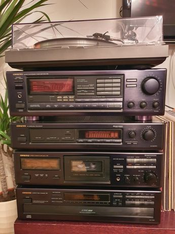 Onkyo wspanialy zestaw audio wieża Vintage