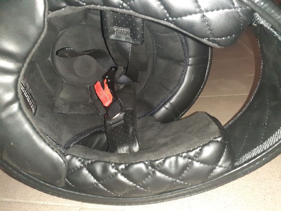 Nowy kask AWINA m integralny srebrny wsk shl mz jawa junak osa gazela