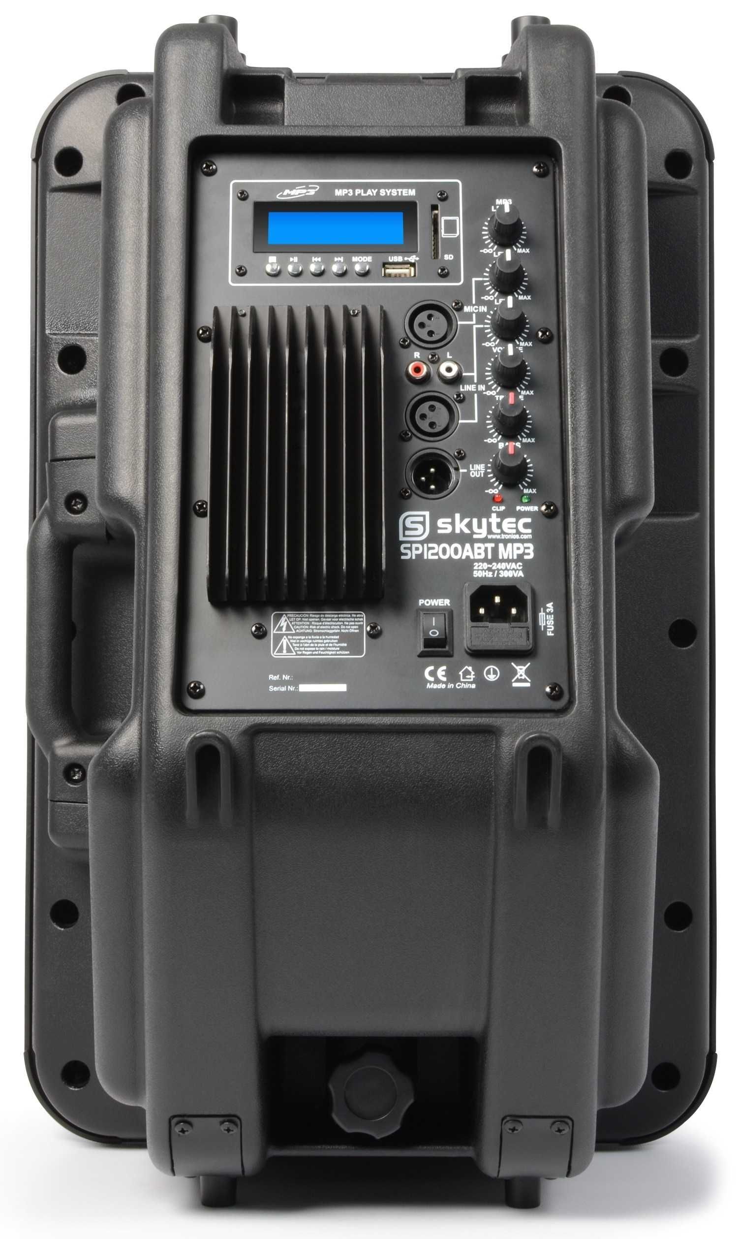 Coluna Amplificada ABS 12" 600W c/ MP3 USB/SD/BLUETOOTH  - Skytec
