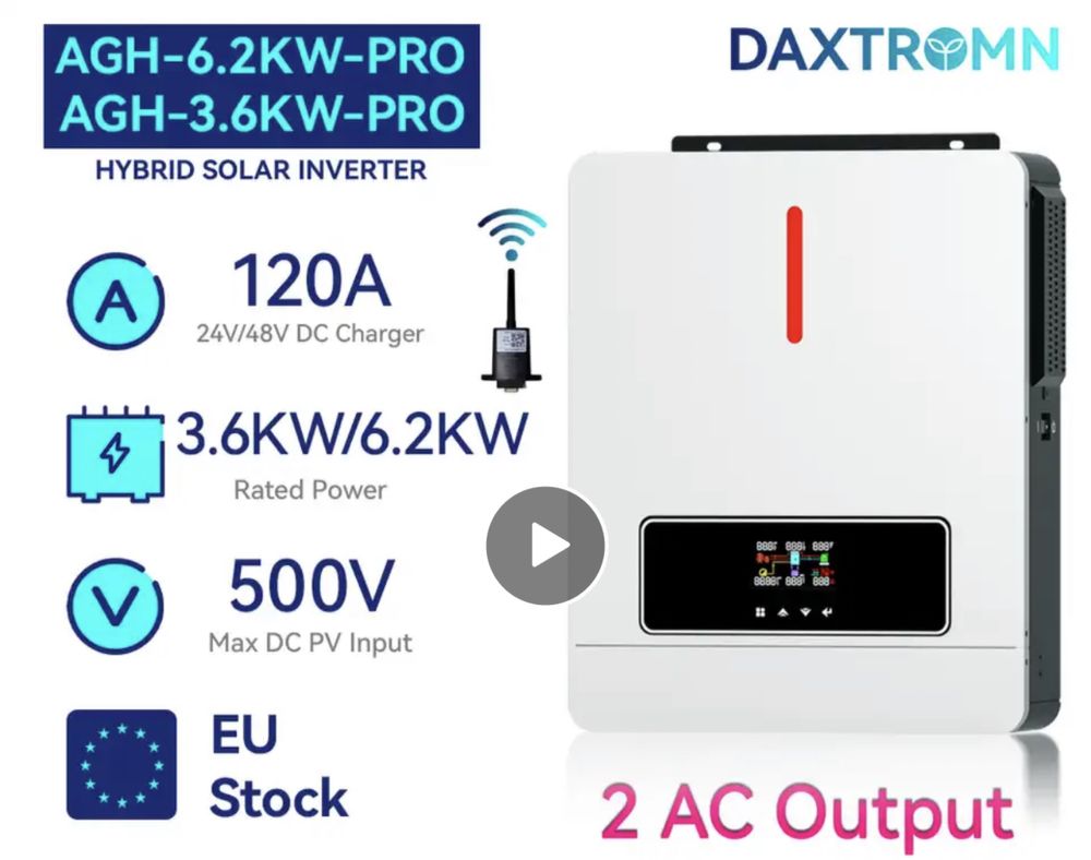 Инвертор гибридный Daxtromn 4,2 kw pro wifi