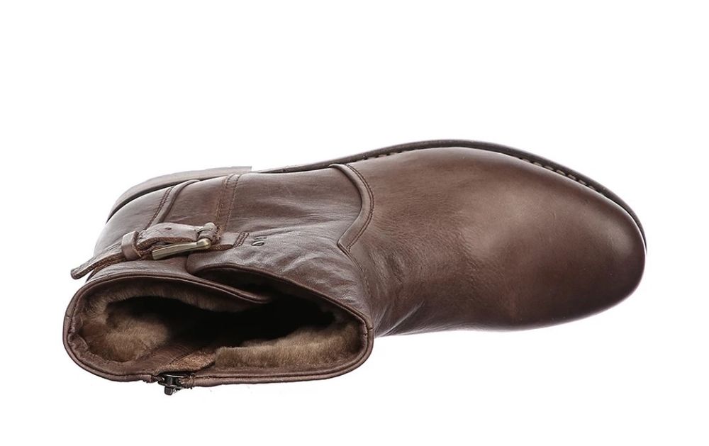 Blackstone р.39 зимние кожаные на меху ботинки женские