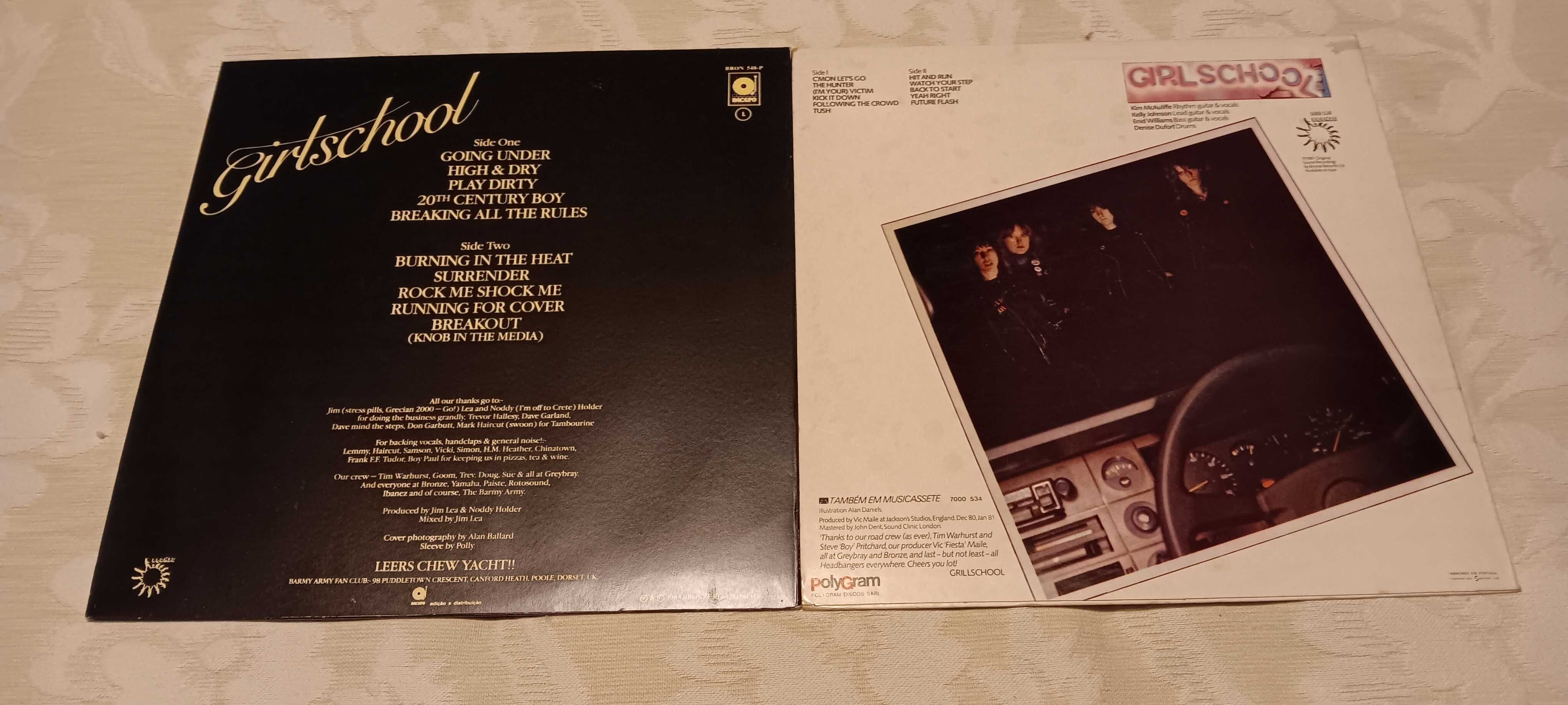 Lp's de Girlschool