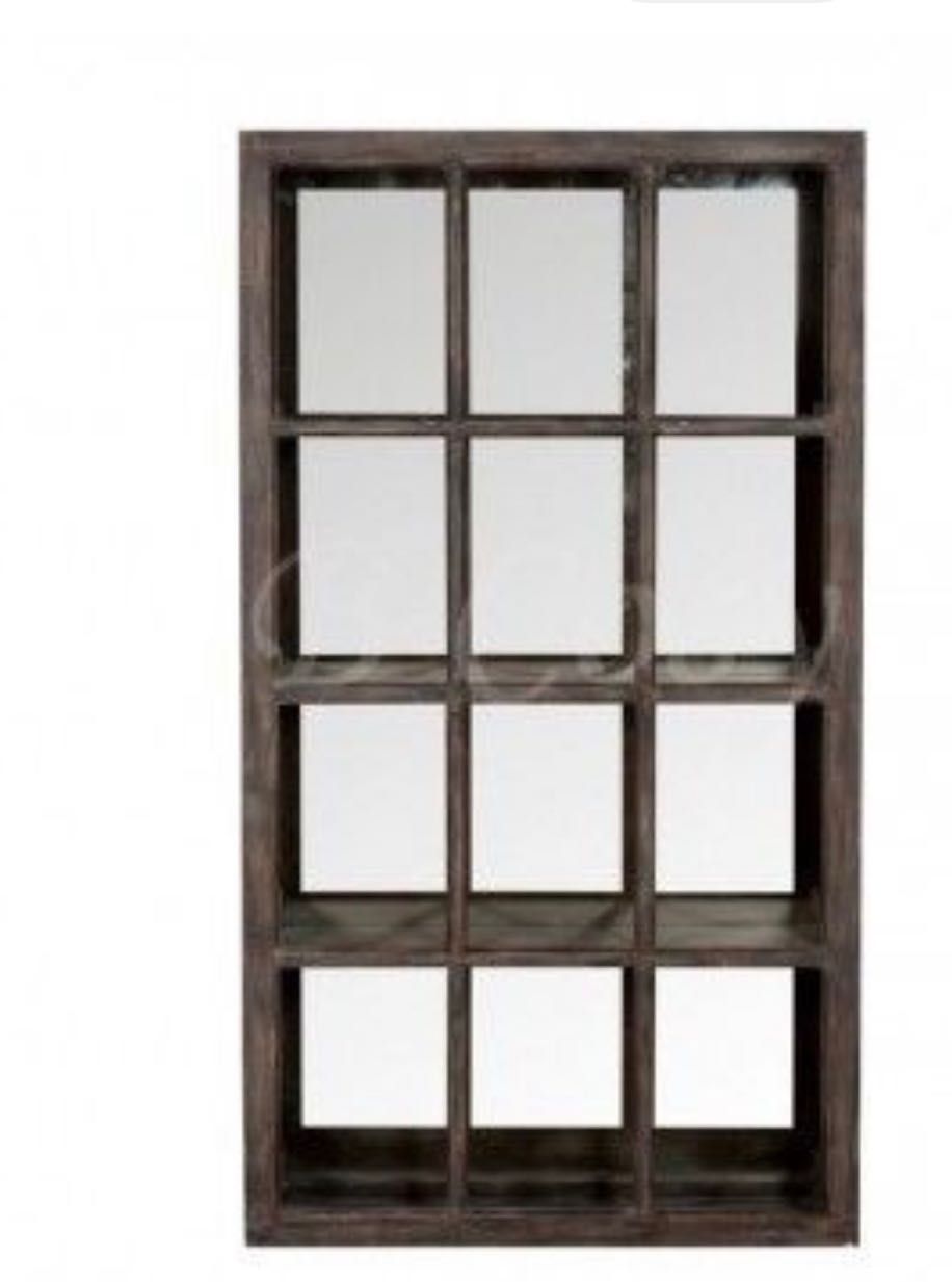 J-line oryginalna szafka wisząca lustro drewno regał