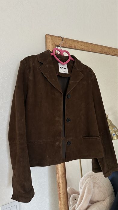 Новий замшевий піджак жакет Zara