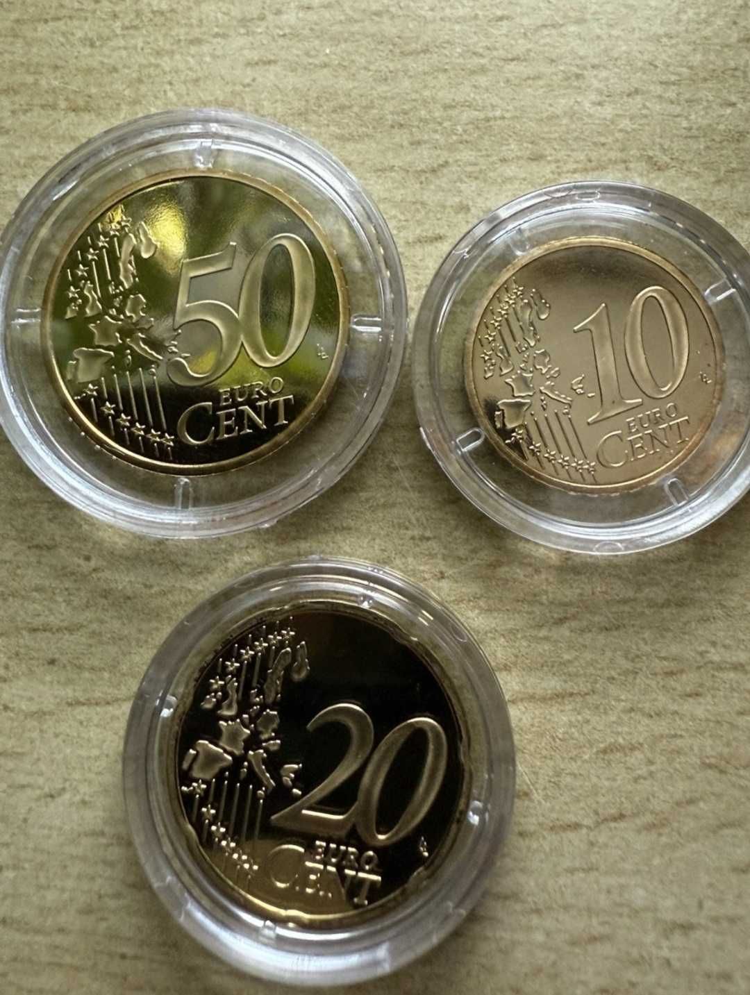 Moedas do Mónaco 10-20-50 Euro Cent 2006 PP - PROOF - 11.180ex.
