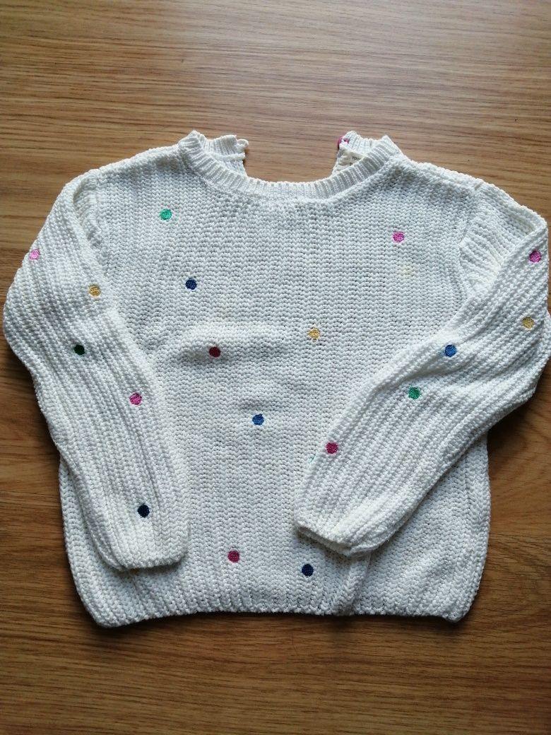 Camisola branca 24/36 meses 98 cm