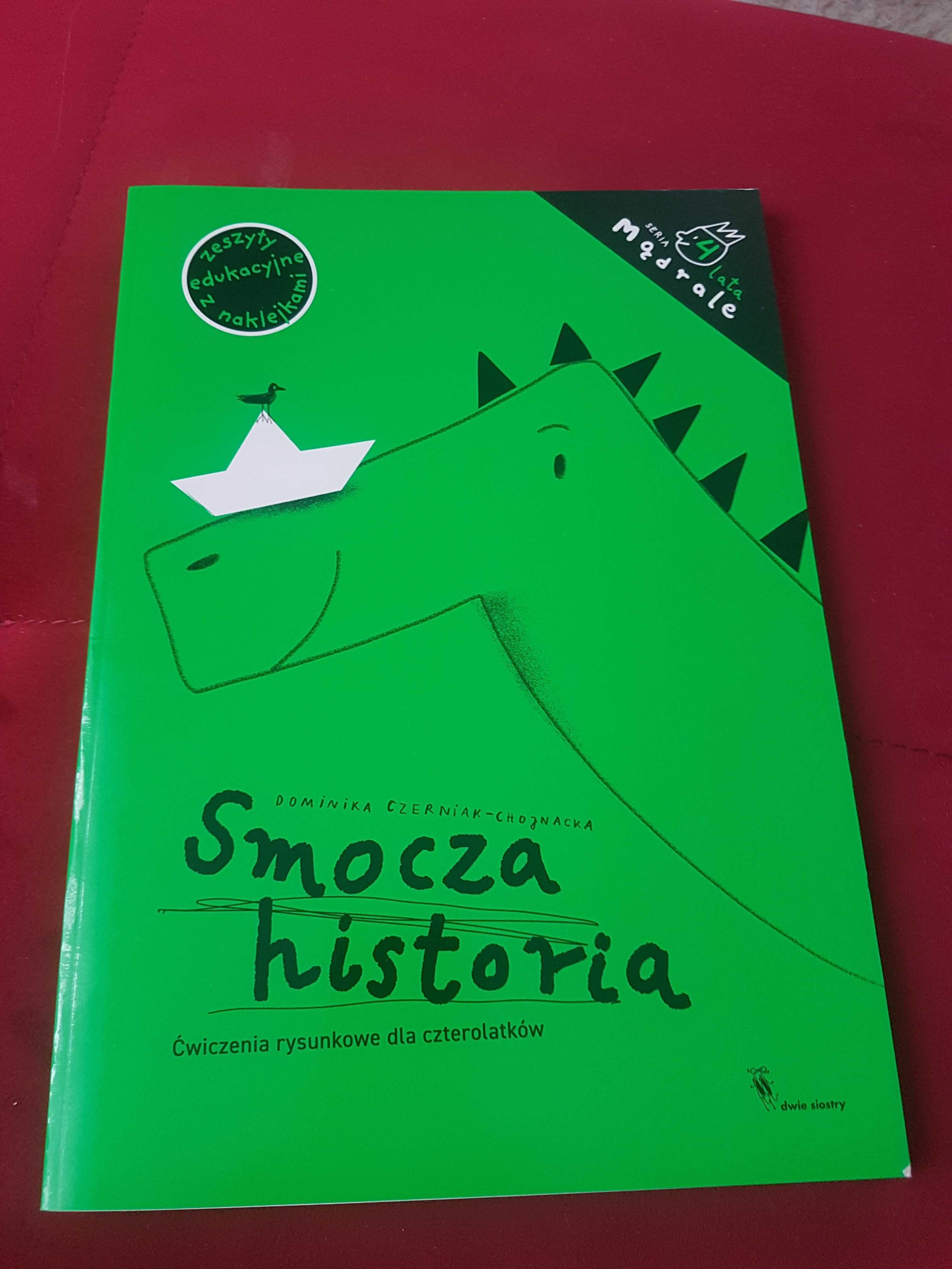 Smocza historia Ćwiczenia rysunkowe dla czterolatków