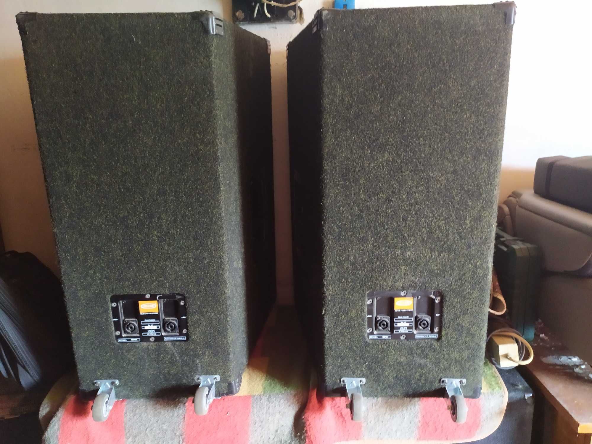 Колоноки   EVM c динамиками  EMINENCE DELTA-15A, 400 Вт, 8 Ом, 100 дБ.