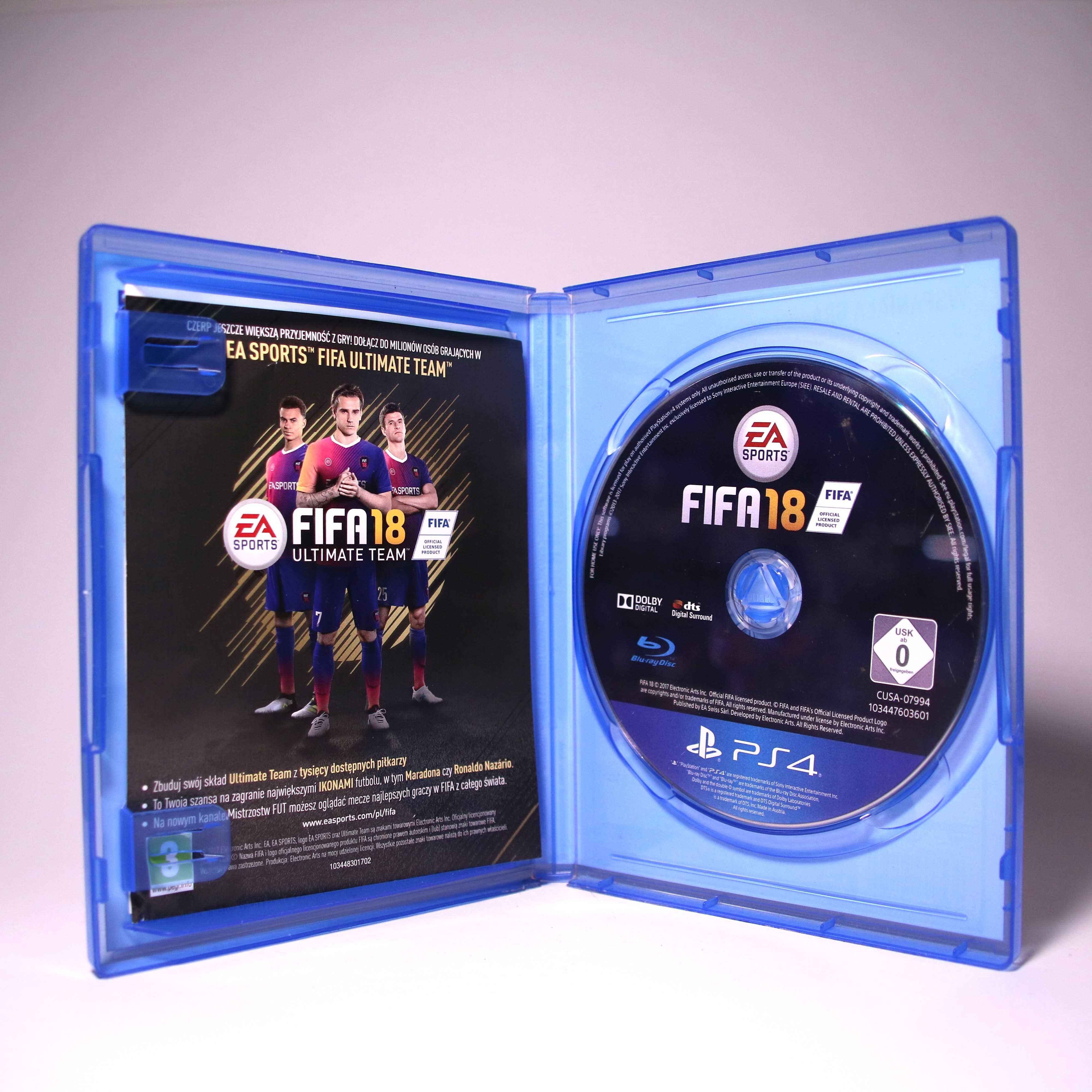 FIFA 2018 18 PL Gra ps4