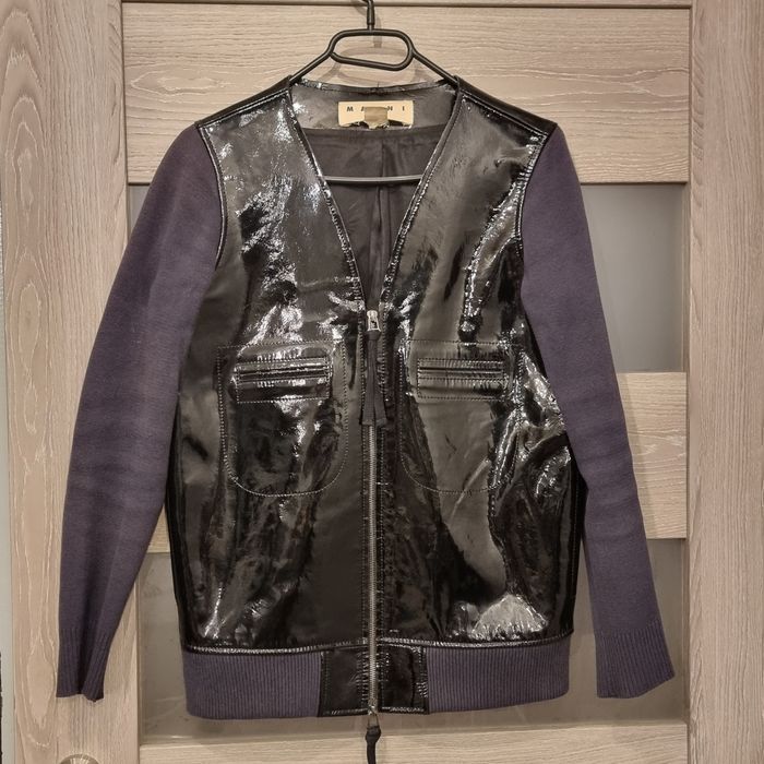 Damska kurtka skórzana Marni at H&M rozm.XS