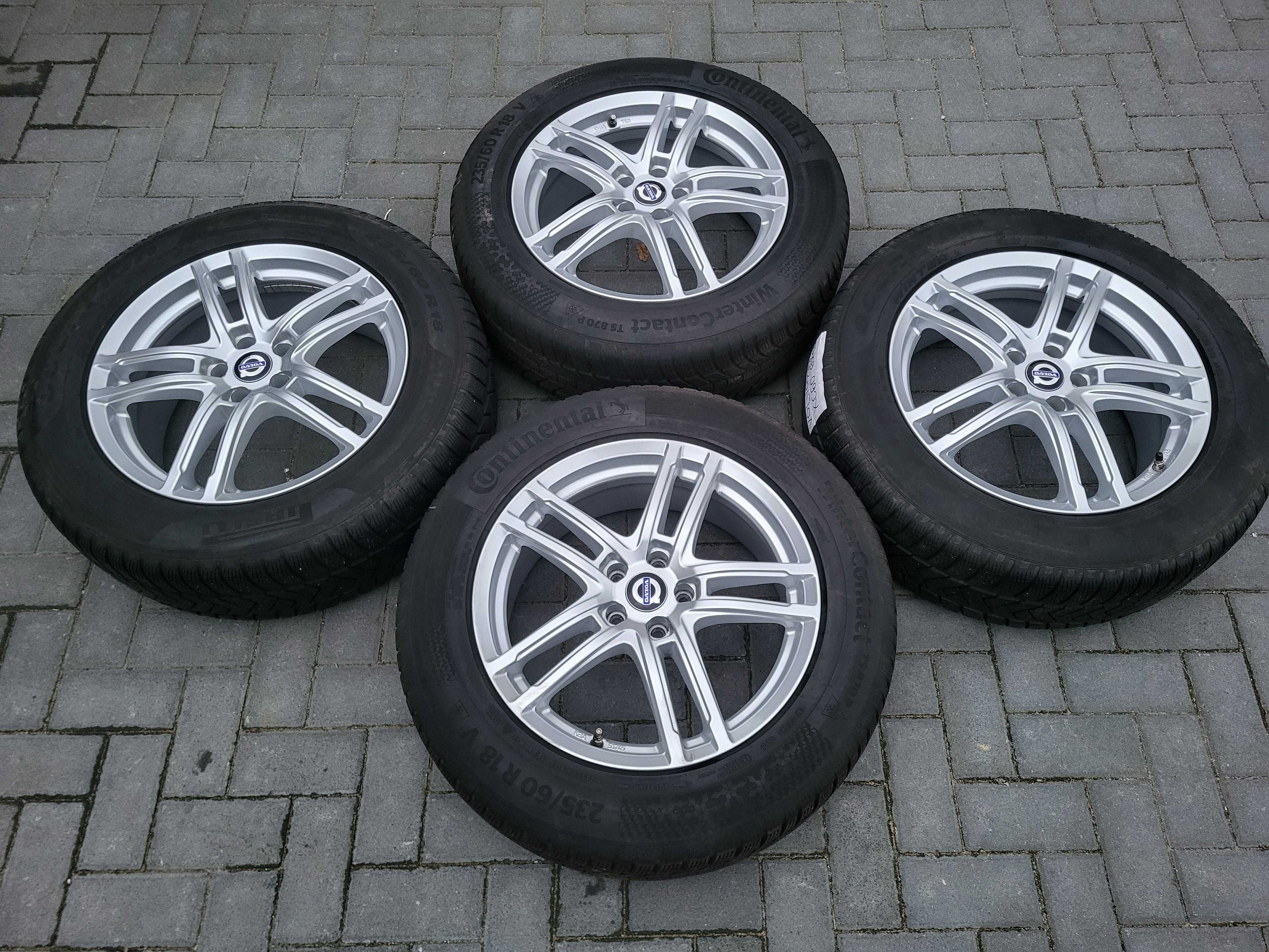 [k211] Koła zimowe 18 Cali 5x108 Pirelli 235/60/18 Volvo 22r Conti
